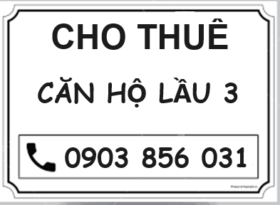 Chính chủ cho thuê căn hộ lầu 3 lô C 95 Pasteur, P.Bến Nghé, Q1, HCM, 25tr/th; 0903856031 - Ảnh chính